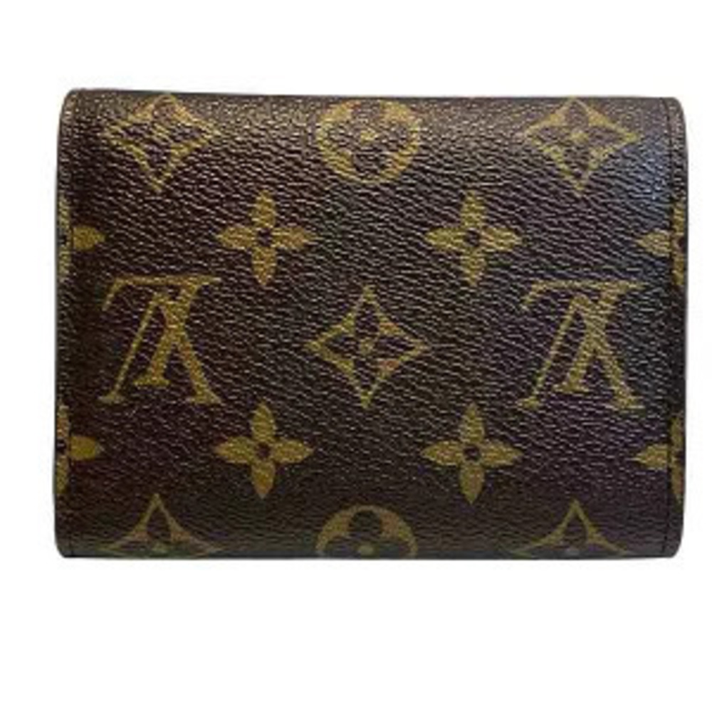 Louis Vuitton Wallet Tri Monogram fold Portefeuille Victorine Brown